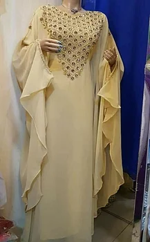 חרוזים שרוול ארוך שמלה הודית השמלה נשים Moroccon המלכותי ז ' ורז ' ט דובאי שמלת העולם תחפושת לאומית