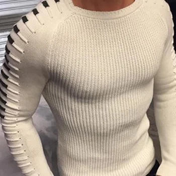 6size S - 3XL סרגה סוודר דק חם שמירה העליון החורף לגברים סוודר עבור היומי אופנה 2020 גברים סוודר O-צוואר זכר Pullovers