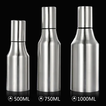 1000ML פרסום רוטב סויה בקבוק יצירתי מטבח נירוסטה בקבוק שמן רוטב סירות