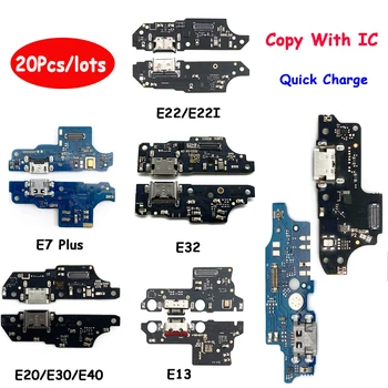 20Pcs/lot נבדק המטען נמל ג ' ק Dock Connector להגמיש כבלים עבור מוטו E6 בנוסף E7 כוח E22 E13 E32 E6I E20 טעינה לוח מודול