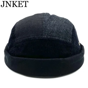 JNKET חדשה סתיו חורף גברים נשים כיפה החדרת כובעים כובע Brimless כובע היפ הופ כובע חיצוני ספורט כובע דלעת הכובע