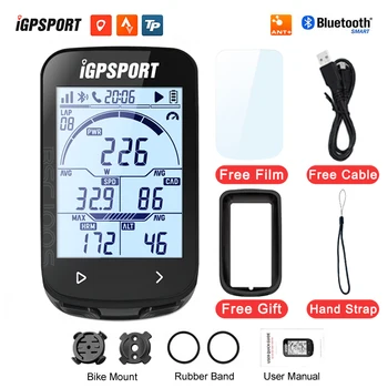 iGPSPORT iGS50\100 מחזור האופניים המחשב האלחוטי GPS מד מהירות לאופניים דיגיטלי, שעון עצר, מד מרחק רכיבה על אופניים נמלה+ עבור Garmin\XOSS
