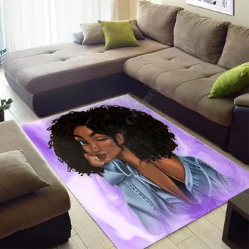 בחורה יפה שטיח מתנה 3D מודפס בחדר שטיח רצפה נגד החלקה גדול שטיח קישוט הבית נושא את השטיח בסלון 03