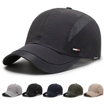 חדש האביב-קיץ גברים כובעי בייסבול זכר לנשימה רשת כובעי Snapback שחור ספורט אבא לדוג כובעים כובע לגברים Dropshipping