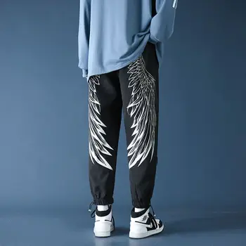 פסים מכנסיים Oversize מגדיר אדם אימונית Y2k הכשרה קוריאני אופנה נשים מזדמנים Harajuku טרנינג זכר באגי בגדי גברים