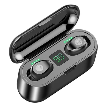F9 TWS ספורט אוזניות Bluetooth אלחוטיות אוזניות הפחתת רעש באוזן ספורט אוזניות אוזניות אוזניות אוזניות עבור Xiaomi