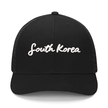 דרום קוריאה רקמה כובע Mens Womens ספורט כובע בייסבול לנשימה רשת הקיץ מגן השמש הכובעים בהזמנה אישית DIY כובעי לוגו
