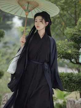 Hanfu השמלה נשים סינית עתיקה מסורתית Hanfu להגדיר נקבה Cosplay תלבושות קיץ Hanfu שמלה שחורה סטים