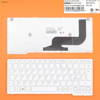 איטלקי חדש, החלפת מקלדת Lenovo Ideapad Yoga 11s מחשב נייד לבן עם מסגרת