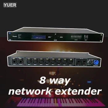 חדש Artnet Dmx 8 דרכים רשת ה-Extender פלט 8x512 4096 ערוצי Satge די. ג ' יי אור שנוי Artnet כדי DMX צומת DJ, דיסקו הבמה.