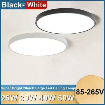 גדול Led מנורת תקרה 20inch עבור חדר השינה מנורות חדר אורות תאורה Ultrathin אור תקרת Led עבור הסלון למטבח
