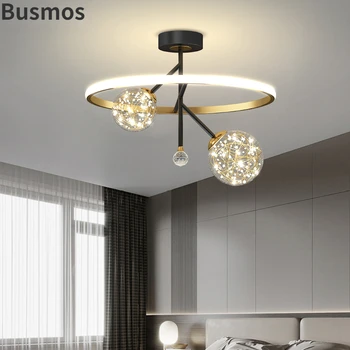 Busmos נורדי אורות LED גופי השינה המגורים חדר אוכל מטבח וילה מסעדה הול מנורות תאורה פנימית נברשת