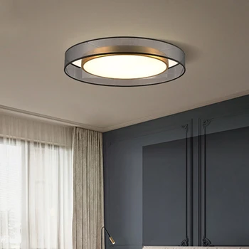 תקרת LED Ultra-thin מנורה בסלון משטח ההתקנה חדר שינה מטבח מתקן חדר האוכל נחושת של קישוט הבית תאורה
