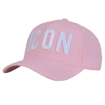 DSQICOND2 מותג 2020 אייקון אופנה מכתב כותנה Mens כובע בייסבול נשים כובע Snapback כובע ורוד אבא כובע כותנה עצם מחוץ לאופנה