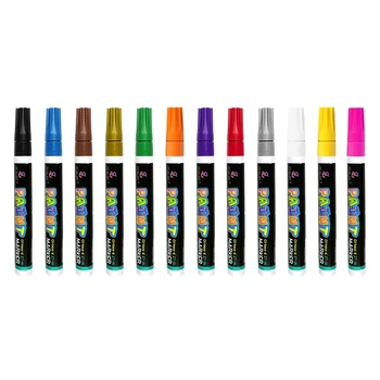 DXAB עט סימון צבע העט על בסיס שמן עמיד למים צמיג ציור גרפיטי עטים קבוע עט ג ' ל על בד, עץ פלסטיק מרקר