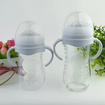 אביזרים לתינוקות היד Shank עבור מזין בקבוק ידית אחיזה על Avent טבעי רחב הפה עמ זכוכית בקבוקי האכלה לתינוק