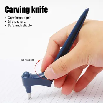 שימושי, קל משקל, אמין לא לפגוע ידיים חיתוך נייר עט משק אספקה סכין יפני סכין יפנית