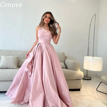 Cenove כתף אחת קו שמלות ערב רשמית נסיכה לנשף שמלת שושבינה ורוד חריץ חדש שמלות ערב לנשים 2023