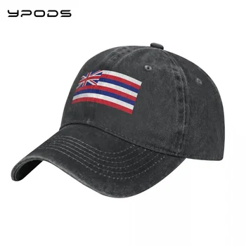 הדגל של הוואי, כובעי בייסבול עבור גברים, נשים, וינטאג', שטף כותנה אבא כובעים הדפסה Snapback כובע כובע