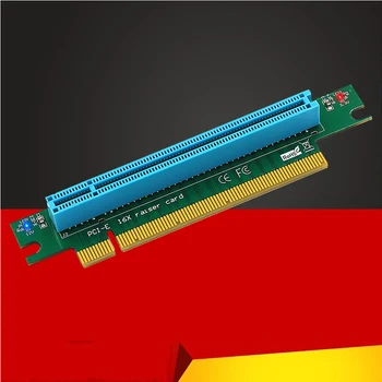 PCIE 16X חריץ קמה PCI Express X16 3.0 הפוכה כרטיס Riser עבור כרטיס המסך תרומות + מחוון חשמל עבור 1U/2U שרת תיק שלדה