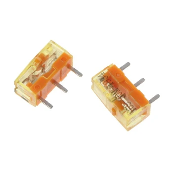 2Pcs מקורי חדש TTC Dustproof זהב Micro Switch 3pin זהב סגסוגת קשר 30M