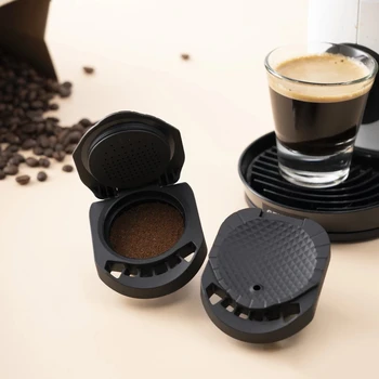 לשימוש חוזר כמוסה מתאם עבור דולצ ' ה גוסטו קפה קפסולה להמיר תואם עם Genio S,פיקולו מכונת קפה Accesso