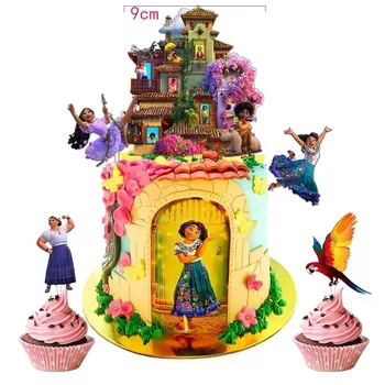 Encanto אקריליק עליונית עוגת יום ההולדת אספקת מקלחת תינוק Mirabel DIY אפייה קישוט איזבלה חתונה עיצוב הבית הבחורה מתנה