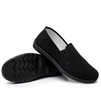פו הסיני נעליים שחורות סינית מסורתית קונג פו נעלי טאי צ ' י נעלי וושו אומנות לחימה נעלי ספורט