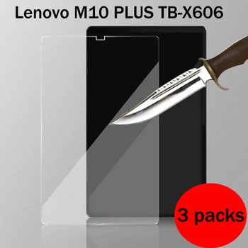 3-יח מזג זכוכית מגן מסך עבור Lenovo Tab M10 FHD בנוסף 10.3
