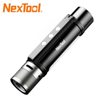 NexTool 6 ב 1 Zoomable פנס 1000LM 3 מצב כפול מקור אור חיצוני עמיד למים פלאש LED אור לפיד סוגר מגנטי