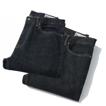 15oz כבד משקל סלים Selvedge ג 'ינס של גברים הטוב ביותר גלם Selvedge ג' ינס הגברי שטף ג ' ינס EW2902