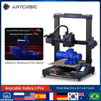 ANYCUBIC קוברה 2 Pro 3D מדפסת מדפסות 3D מכונה אוטומטית פילוס FDM PLA מכבש נייד מקצועי 3 D DIY מדפסת 500 מ 