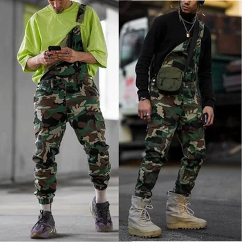 Rompers Mens סרבל 2023 אופנה חדשה צבאי טקטי הסוואה כותנה מזדמנים זכר מכנסיים סרבל roupa masculina בתוספת גודל