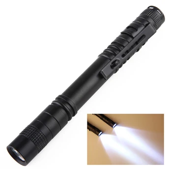 כיס לפיד LED חזקה פנס סוללות AAA עבור ציד קמפינג נייד Mini עט פנס LED עמיד למים עט אור