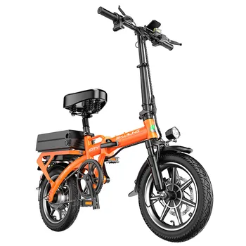 14InFoldable אופניים חשמליים סגסוגת אלומיניום נייד אור אולטרה ליתיום BatteryAssisted למבוגרים אדם יחיד תחבורה