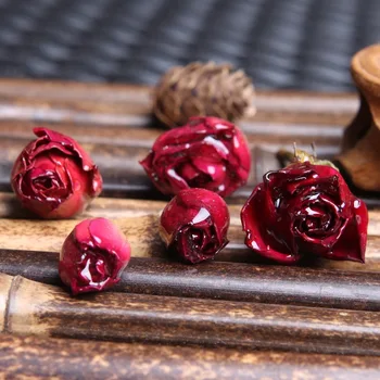 1 יח ' שרף אמיתי רוז תליון פרח להכנת עגיל שרשרת DIY להכנת תכשיטים