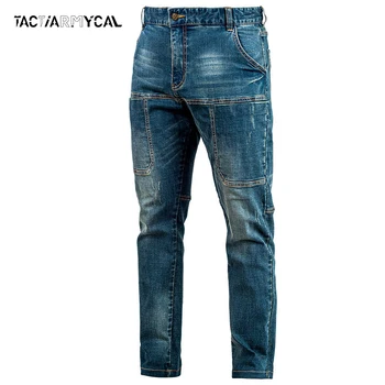 טקטי ג 'ינס גברים מכנסי דגמ